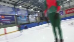 Team GB ice skating at National Ice Centre in Nottingham News Clip