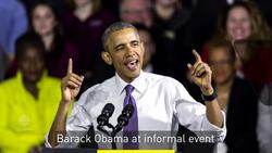 Barack Obama speaking style News Clip