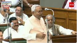Nitish Kumar makes 'vulgar' speech about population control in Assembly; Tejaswi Yadav says it is 'sex education' News Clip
