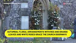 Liam Payne's Funeral: Autumn Blooms, White Roses & Fall Foliage Transform Funeral Venue News Clip