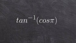 How to evaluate for the composition of the tangent and cosine Instructional Video