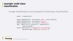 Create a computer vision system using decision tree algorithms to solve a real-world problem : Building Deep Neural Networks with Keras, Normalization, and One-Hot Encoding. Instructional Video