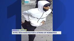 Man wanted for robbing 6 people in Brooklyn News Clip
