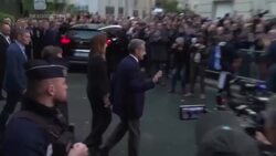 Sarkozy embraces wife outside their Paris home as he leaves to start five-year prison sentence Instructional Video