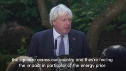 Boris Johnson says successor will continue to tackle cost-of-living crisis News Clip