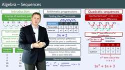 Understanding and Finding Rules for Sequences with Arithmetic and Quadratic Progressions Instructional Video