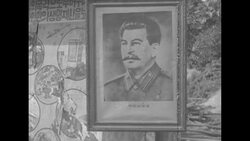South Korean soldier smashes picture of Joseph Stalin News Clip