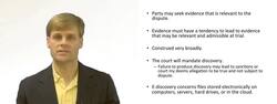 Scope of Discovery in a Civil Lawsuit Instructional Video