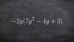 Multiply a Monomial by a Polynomial Using Distributive Property Instructional Video
