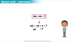 Mental Math - Subtraction Instructional Video