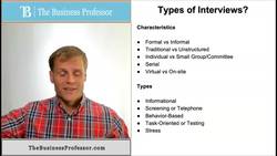 Types of Interviews Instructional Video
