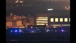 STILLS of Air Canada flight safely made emergency landing News Clip