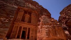 Petra -  Al Khazneh (The Treasury) Stock Footage