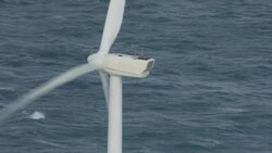 Aerials of Thanet offshore wind farm News Clip