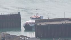 People thought to be migrants arriving in Dover after small boat incident News Clip