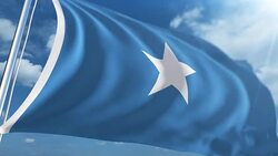 Flag of Somaila | Loopable Stock Footage