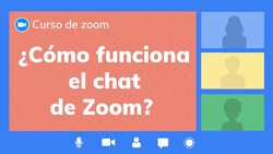 ¿Cómo funciona el chat de Zoom? Instructional Video