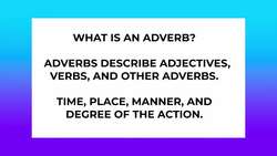 Adverbs vs. Adjectives: Common Mistakes, Examples and Practice Instructional Video