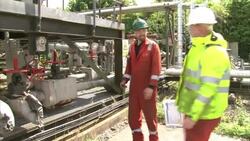 Studies are underway to see if natural heat can be drawn from deep gas extraction wells News Clip