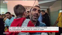 Israeli air raids on Jabalia have killed at least 20 people News Clip