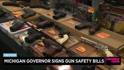 Michigan Gov. Signs Stricter Gun Background Check, Storage Bills News Clip