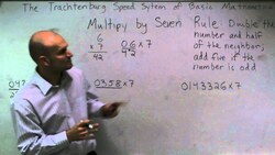 x Fastest way to multiply by seven - multiply fast - Fiverr - Trachtenburg Multiplying by seven Instructional Video