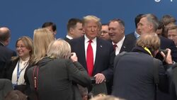 Leaders gather at round table before NATO summit meeting News Clip