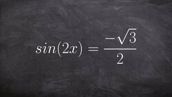 Solving trigonometric equations with multiple angles Instructional Video