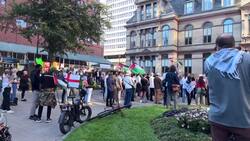 Activists protest Davis Cup matches in Halifax News Clip