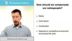 Marketing - How Salespeople are Compensated Instructional Video