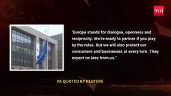 Trump Threatens 25% Tariffs On EU; Brussels Vows Swift Retaliation Against "Unjustified Barriers" News Clip