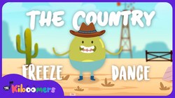 Country Freeze Dance Song | The Kiboomers | Kids Music | Kids Song | Brain Break Instructional Video