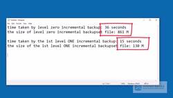 Oracle Database Administration from Zero to Hero - Practice - Performing Incremental Backups Instructional Video