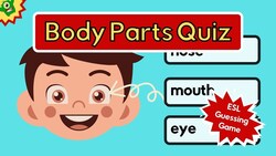 Body Parts Quiz ESL Game Instructional Video