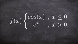 Learn How to Graph a Piecewise Function With Two Different Functions Instructional Video