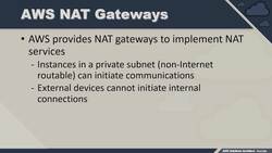 AWS Certified Solutions Architect Associate (SAA-C03) - Network Address Translation (NAT) Instructional Video