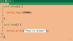 What is Serial.begin(9600)? Instructional Video