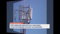 AT&T says its cellphone network restored after a widespread outage hit users across the US News Clip