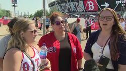 Soundbite from fans arriving for MLB game at the London Stadium News Clip