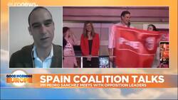 Sanchez meets with opposition leaders as coalition talks get underway in Spain News Clip