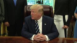 Speaking to reporters in the Oval Office President Donald Trump and Melania Trump say that administration is working to bring rapper ASAP Rocky home from Sweden Instructional Video