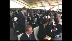 World Leaders attend D-Day memorial News Clip