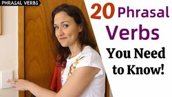 I Act Out 20 Essential PHRASAL VERBS at Home Instructional Video