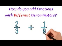 Adding Fractions with Different Denominators Example 1 Instructional Video