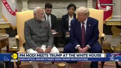 PM Modi's US visit: PM Modi meets US president Donald Trump at White House Instructional Video