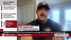 He lost his Fort Mac home to wildfire in 2016. He's back fighting fires again News Clip