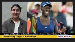 Tennis star Bianca Andreescu reacts to Victoria Mboko's success | Hanomansing Tonight News Clip