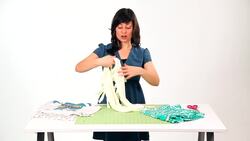 How to Pick & Lay Out Fabric for a No-Sew T-Shirt Scarf Instructional Video