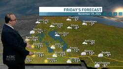Riley Laychuk's Manitoba forecast for Friday, Nov. 29, 2024 News Clip
