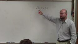 Solving a quadratic equation by taking the square root of both sides Instructional Video